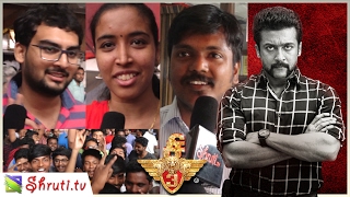 Singam 3 Public Review  si3  Suriya  Anushka Shetty Shruti Haasan [upl. by Dlarrej]