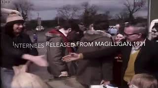 Internees released from magilligan prison 1971 [upl. by Roper]