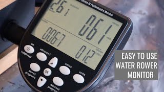 QUICK GUIDE How to use WaterRower S4 Monitor [upl. by Azilanna25]