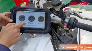 OBDSTAR MS80 diagnose 2018 BMW S1000R Motorbike All System obdii365 [upl. by Annoif161]