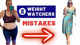 Weight Watchers Mistakes To Avoid Part 2 [upl. by Sato]