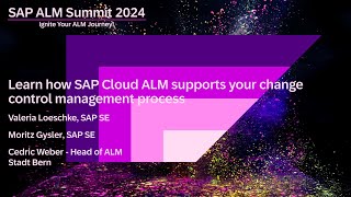 Learn how SAP Cloud ALM supports your change control management process [upl. by Dallas]