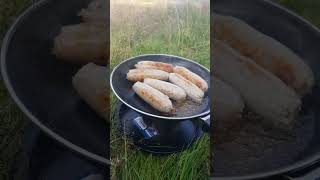 Cooking sausages with my x boil whilst wildcamping in the Cheviots [upl. by Uzia517]