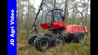 Valmet 9013  Bosbouw  Forestry  Forstwirtschaft  Elspeet  Veluwe  2019  NL [upl. by Magill253]