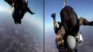 Extreme Skydive  World Record HALO Jump  KissCafecom [upl. by Cinamod]