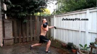 Kettlebell Lunge Thrusters [upl. by Felice]