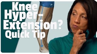 Knee hyperextension [upl. by Skell]