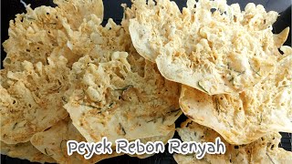 RESEP PEYEK ANDALAN  PEYEK REBON  EBI KERING RENYAH GURIH ANTI GAGAL [upl. by Ninnahc641]