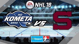 NHL 18  Extraliga  KOM vs SPA  6 kolo ELH  Xbox One [upl. by Signe]