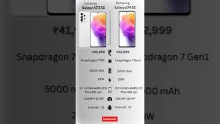 Samsung Galaxy A73 5G 🆚 Samsung Galaxy A74 5G Detailed Comparison [upl. by Bartholemy948]