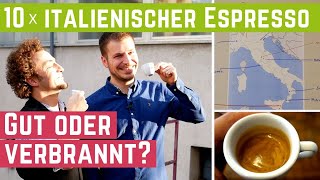 Italienischer Espresso  Gut oder verbrannt  10 EspressoTopseller im Test [upl. by Safoelc]