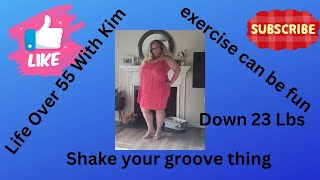 Shed the pounds while having fun over 50 weight loss Cupid shuffle music is not mine [upl. by Aynatahs]