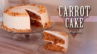 Tarta de Zanahoria CARROT CAKE con Frosting de Queso · Receta Fácil y Rápida [upl. by Aciamaj626]