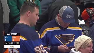 Full Incident Jay Bouwmeester collapses on the bench [upl. by Ardnuhsal347]