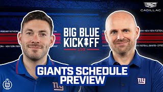 2024 Giants Schedule Preview  Big Blue Kickoff Live  New York Giants [upl. by Nyladnohr]