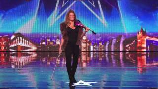 Actuación Lettice Rowbotham en Britains Got Talent subtitulado [upl. by Etteiluj122]