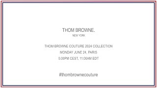 thom browne couture 2024 collection … [upl. by Picker560]