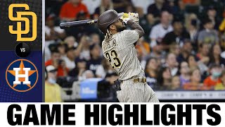 Padres vs Astros Game Highlights 52921  MLB Highlights [upl. by Brainard]