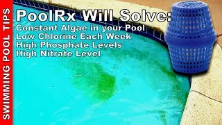 PoolRx will Solve Algae Every Week Constant Low Chlorine Levels High Phosphates [upl. by Andreana]