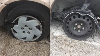 What Happens if you Drive on a Flat Tire [upl. by Haibot]