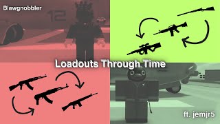 Loadouts through time in War Tycoon [upl. by Nivla861]