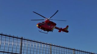 London Air Ambulance at Oasis Academy Hadley [upl. by Leona980]