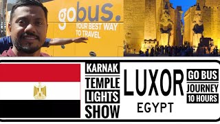 Luxor Egypt night Karnak Temple light show [upl. by Aneris]