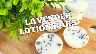 Homemade Lotion Bar Recipe with Lavender [upl. by Gerdy775]