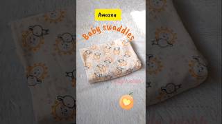 Baby swaddle baby babyproducts amazon amazonbabyitems shorts trendingshorts [upl. by Engedus]