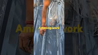 Tata bluescope Sheet welding Best fabrication work shortvideo [upl. by Christin254]