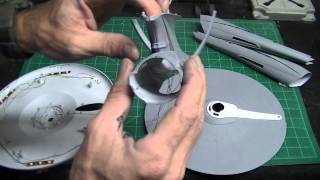 Revell 1500 Scale STAR TREK Into Darkness USS Enterprise Buildup PT 1 [upl. by Yorled974]