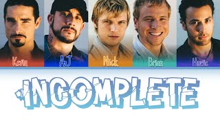 Backstreet Boys  Incomplete Color Coded Lyrics [upl. by Harolda156]