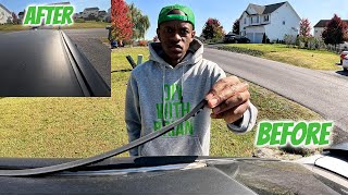 How To Replace amp Repair Roof Drip Molding Trim on Corolla 0813 diy corolla toyota youtube [upl. by Gnof]