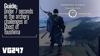 How to get under 7 seconds in the Archery challenge  Ghost of Tsushima [upl. by Erena420]