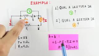 Circuitos Elétricos  Amperímetro e Voltímetro [upl. by Suciram]