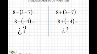 07 Signos delante de un paréntesis [upl. by Nefets]