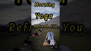 🌄Morning Yoga and Yoga Stretch  yoga for beginners 🔥🏖️ [upl. by Ahsinav]