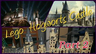 New Lego Hogworts School MOC Part 2 Lights hogwarts [upl. by Anelad11]