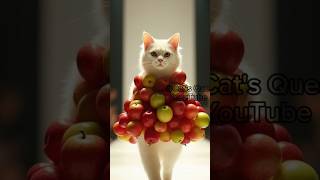 Cat fashion catcatfunnyfightcompilation animals funny cartoon cute meow cat trending shorts [upl. by Leirua239]