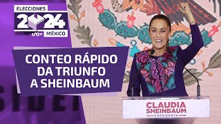 Conteos rápidos dan el triunfo a Claudia Sheinbaum [upl. by Lauretta]