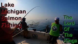 Lake Michigan Salmon Fishing  The Lord Of The Kings [upl. by Llenil]