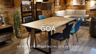 Table Goa en chêne massif avec allonge 100 cm intégrée [upl. by Teague]