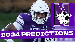 Northwestern Football 2024 Predictions [upl. by Neri957]