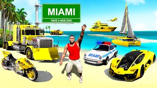 Collecting SECRET VEHICLES in MIAMI in GTA 5 [upl. by Muncey]