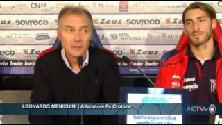 Fc Crotone  Crotone  Sassuolo le interviste post gara [upl. by Zelle]