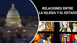 RELACIONES ENTRE LA IGLESIA Y EL ESTADOLa edad media [upl. by Nwadahs]