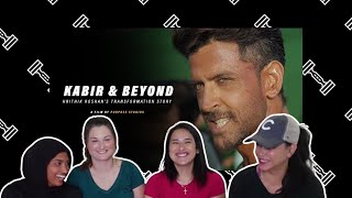 Americans react to Kabir and Beyond  Hrithikh Roshan Transformation  the HRX story [upl. by Helas]