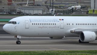 EuroAtlantic Airways Boeing 76734PER CSTST cn 33047889 [upl. by Aisa296]