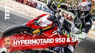 DUCATI HYPERMOTARD 950 amp SP 2019  TEST MOTORLIVE [upl. by Nnairrek193]