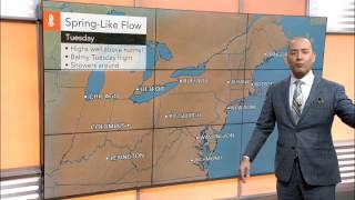 Surge of warm air to invade northeastern US [upl. by Lagasse]